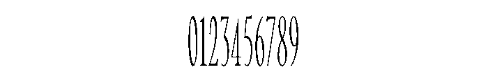 No3SeriesNarrow Regular Instance Font OTHER CHARS