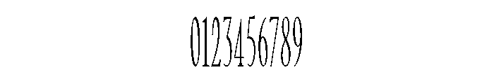 No3SeriesNarrow Regular Font OTHER CHARS
