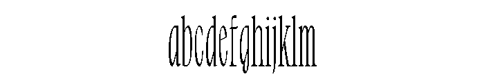 No3SeriesNarrow Regular FONT
