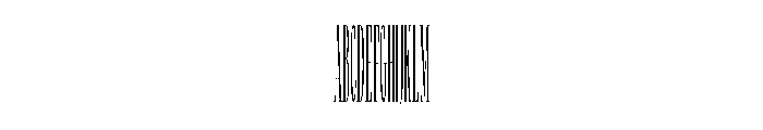 No3SeriesPoster Bold Instance Font UPPERCASE