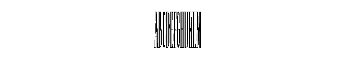 No3SeriesPoster Heavy Instance Font UPPERCASE