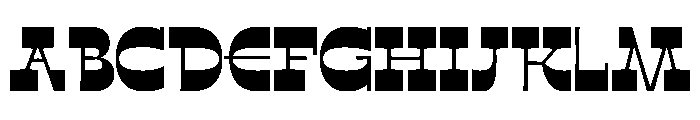 No43 Bold Instance Font UPPERCASE