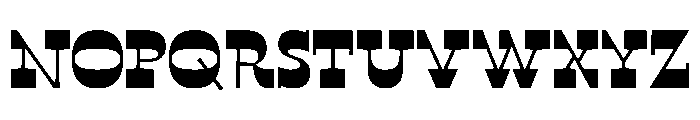 No43 Bold Instance Font UPPERCASE