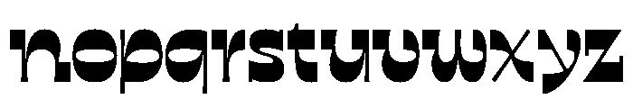 No43 Bold Instance Font LOWERCASE