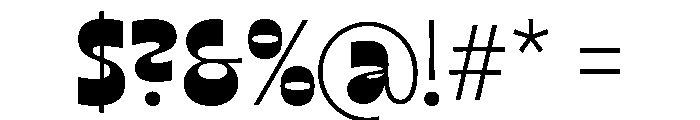 No43 Bold Font OTHER CHARS