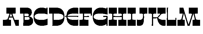 No43 Bold Font UPPERCASE