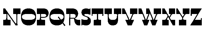 No43 Bold Font UPPERCASE
