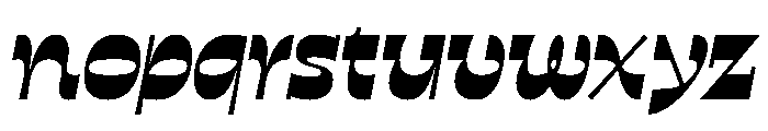 No43 BoldItalic Instance Font LOWERCASE
