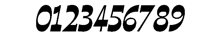 No43 Italic Instance Font OTHER CHARS