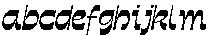 No43 Italic FONT