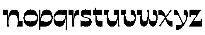 No43 Regular Instance Font LOWERCASE