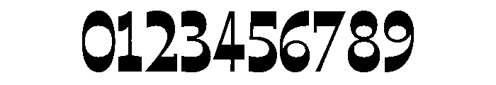 No43 Regular Font OTHER CHARS