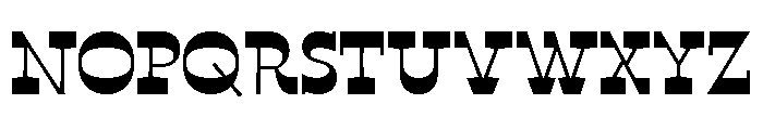No43 Regular Font UPPERCASE