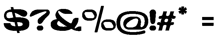 Node Regular Font OTHER CHARS