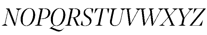 NoeDisplay LightItalic Font UPPERCASE