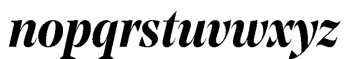 NoeDisplay SemiboldItalic Font LOWERCASE
