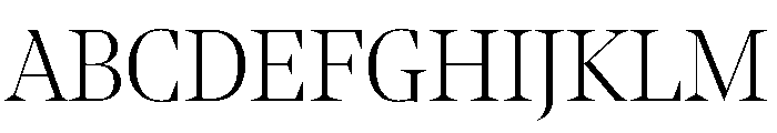 NoeDisplay Thin Font UPPERCASE