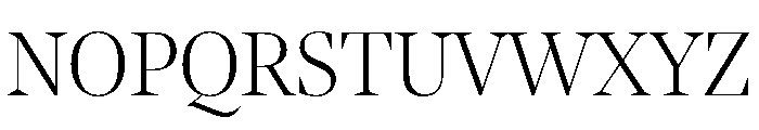NoeDisplay Thin Font UPPERCASE