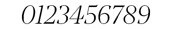 NoeDisplay ThinItalic Font OTHER CHARS