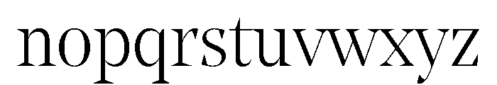 NoeDisplay Thin Font LOWERCASE