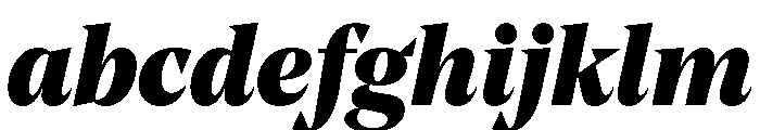 NoeStandard BlackItalic FONT