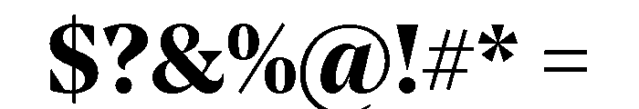 NoeStandard Bold Font OTHER CHARS