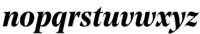 NoeStandard BoldItalic Font LOWERCASE