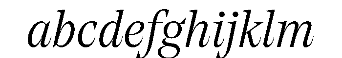 NoeStandard LightItalic FONT
