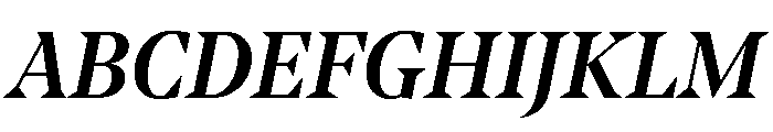 NoeStandard MediumItalic Font UPPERCASE