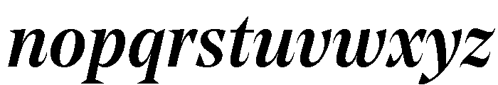 NoeStandard MediumItalic Font LOWERCASE