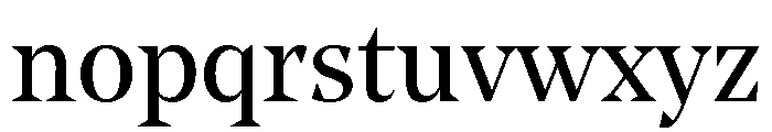 NoeStandard Regular Font LOWERCASE
