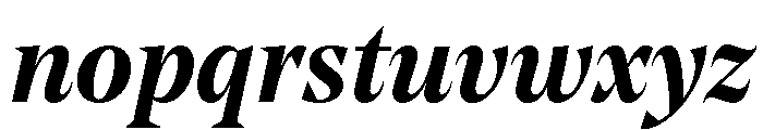 NoeStandard SemiboldItalic Font LOWERCASE
