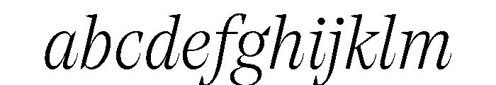 NoeStandard ThinItalic FONT