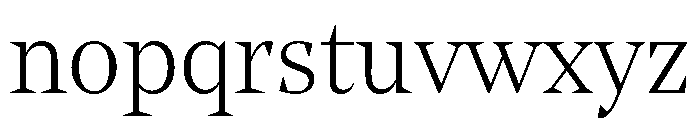 NoeStandard Thin Font LOWERCASE