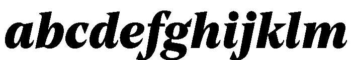 NoeText BlackItalic FONT