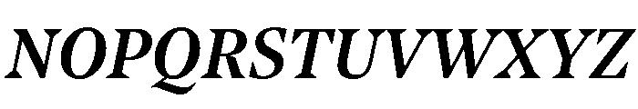 NoeText MediumItalic Font UPPERCASE