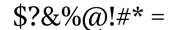 NoeText Regular Font OTHER CHARS