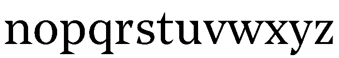 NoeText Regular Font LOWERCASE