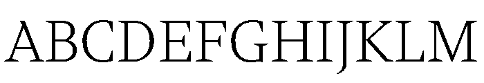 NoeText Thin Font UPPERCASE