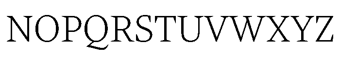 NoeText Thin Font UPPERCASE