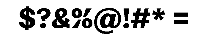 Noga Black Font OTHER CHARS