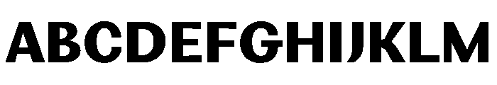 Noga Black Font UPPERCASE