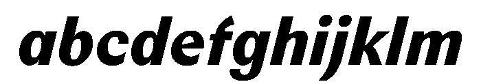Noga BlackItalic FONT
