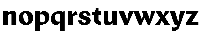 Noga Black Font LOWERCASE