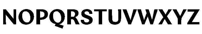 Noga Bold Font UPPERCASE