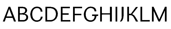 Noga Light Font UPPERCASE