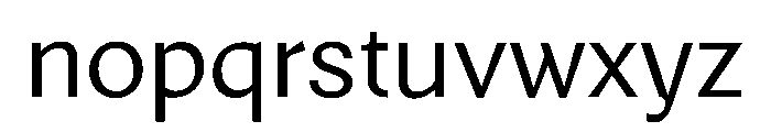 Noga Light Font LOWERCASE