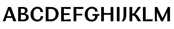 Noga Medium Font UPPERCASE