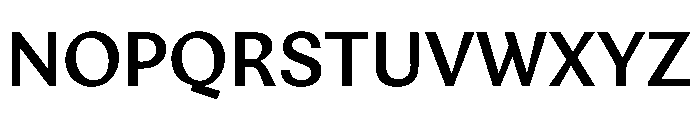 Noga Medium Font UPPERCASE