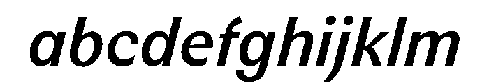 Noga MediumItalic FONT